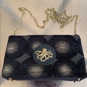 Handcrafted Octopus upholstered handbag